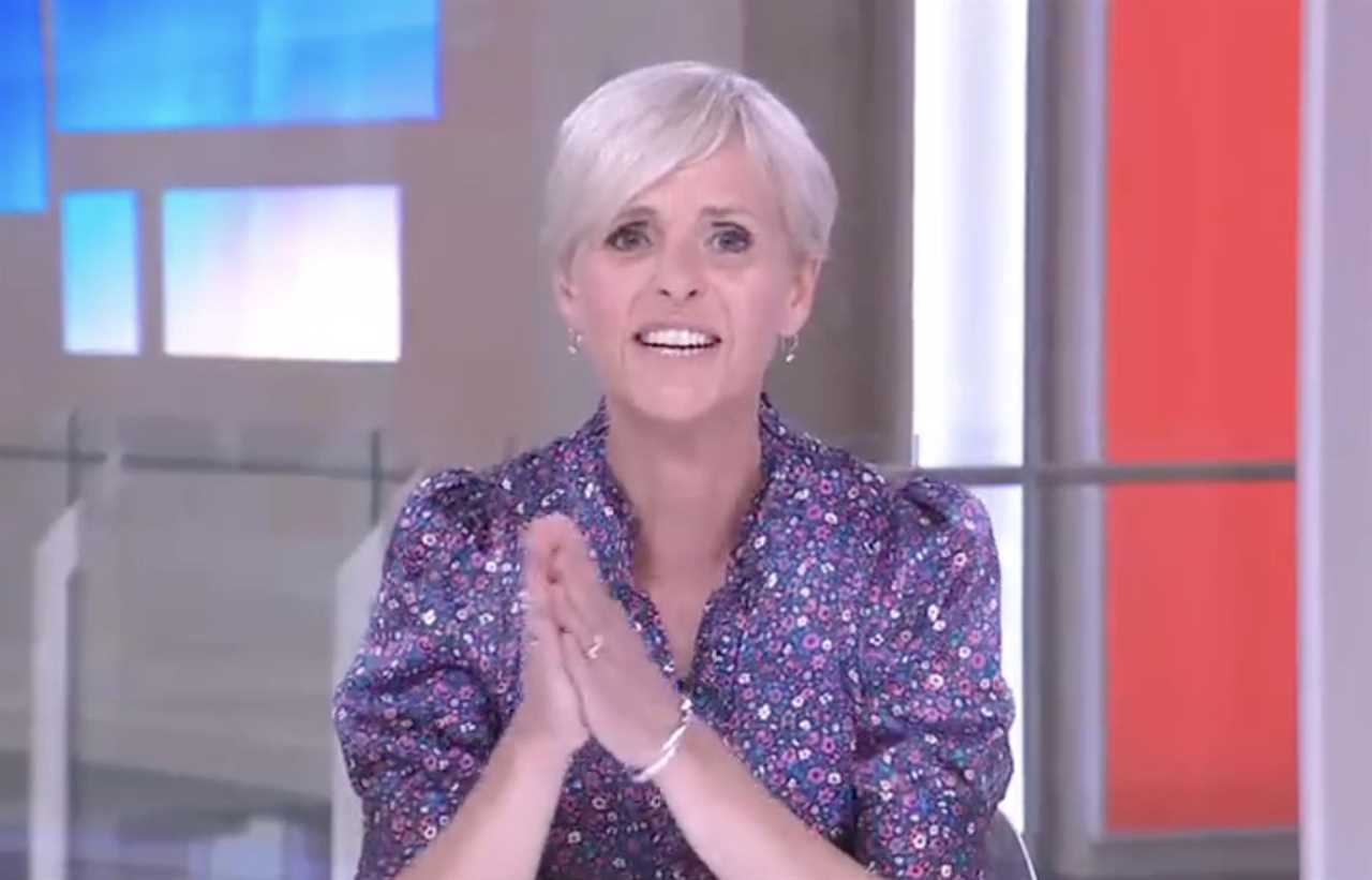 Sky News host Anna Jones breaks down in tears live on TV after co-star Jacquie Beltrao tells of her breast cancer battle