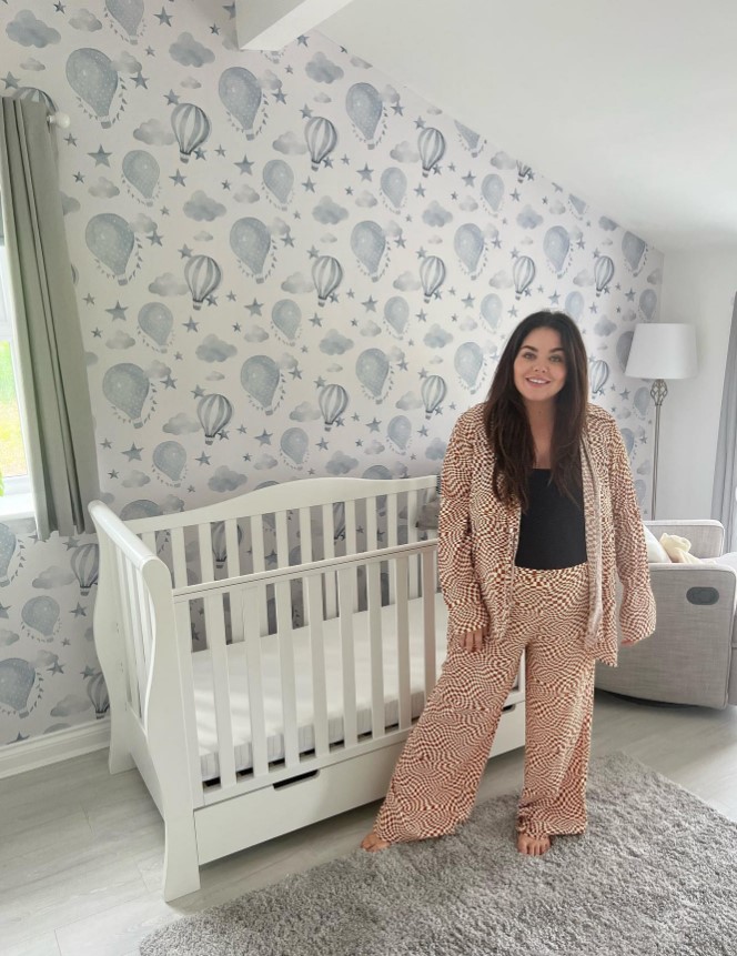 Inside pregnant Scarlett Moffatt’s adorable nursery for baby son as due date nears