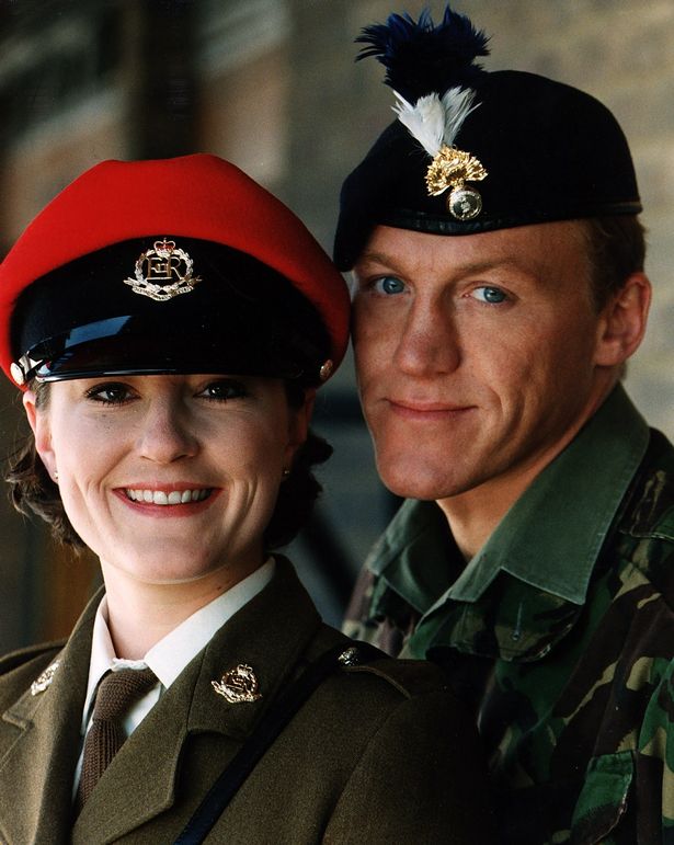 Soldier Soldier actress Holly Aird looks unrecognisable 29 years after marrying Jerome Flynn on hit show