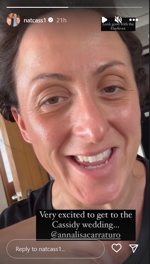 EastEnders’ Natalie Cassidy looks worlds away from Sonia with spray tan and curls as she glams up for wedding