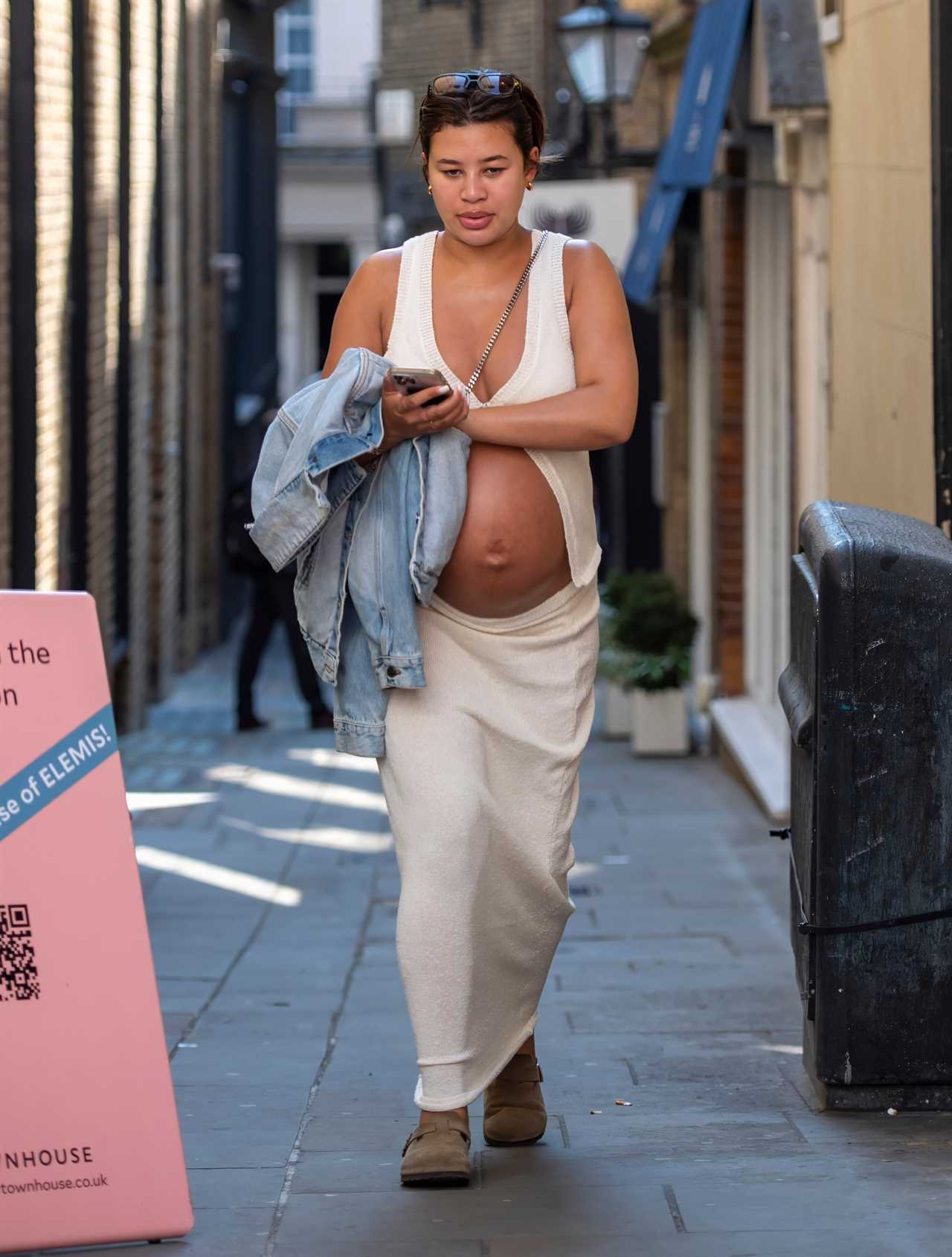 Love Island’s Montana Brown shows off huge bump as she counts down to birth of first baby