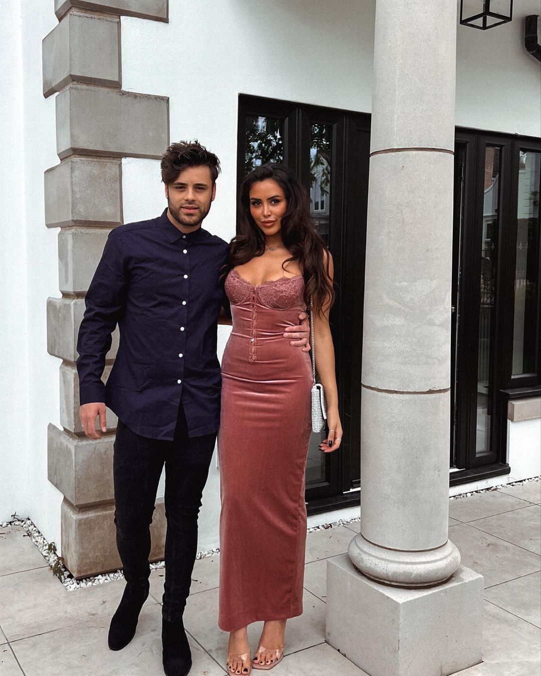 Marnie Simpson looks stunning as she flashes abs in semi-see through dress