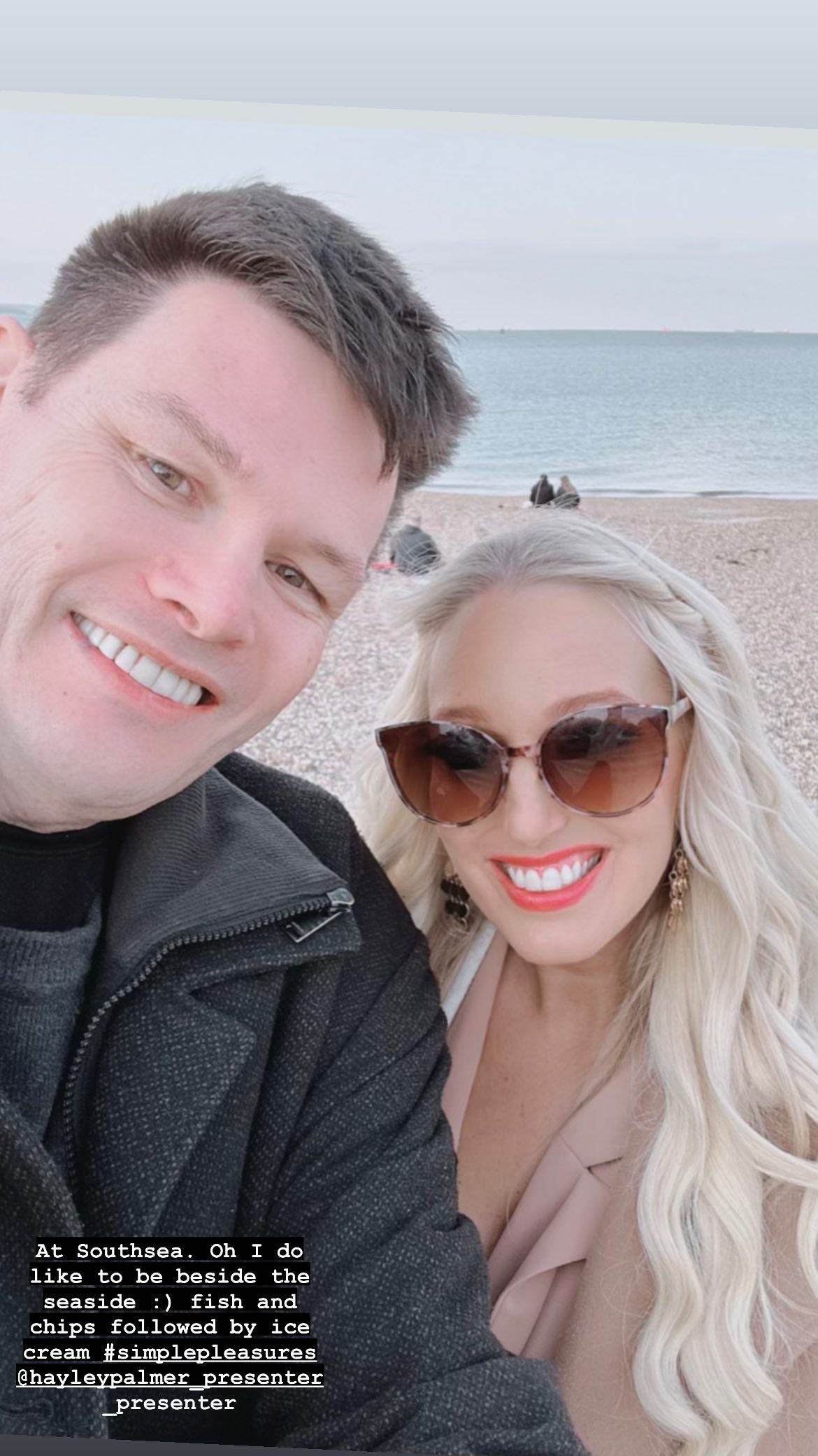 The Chase’s Mark ‘The Beast’ Labbett looks loved up as he cuddles girlfriend on very glam LA trip