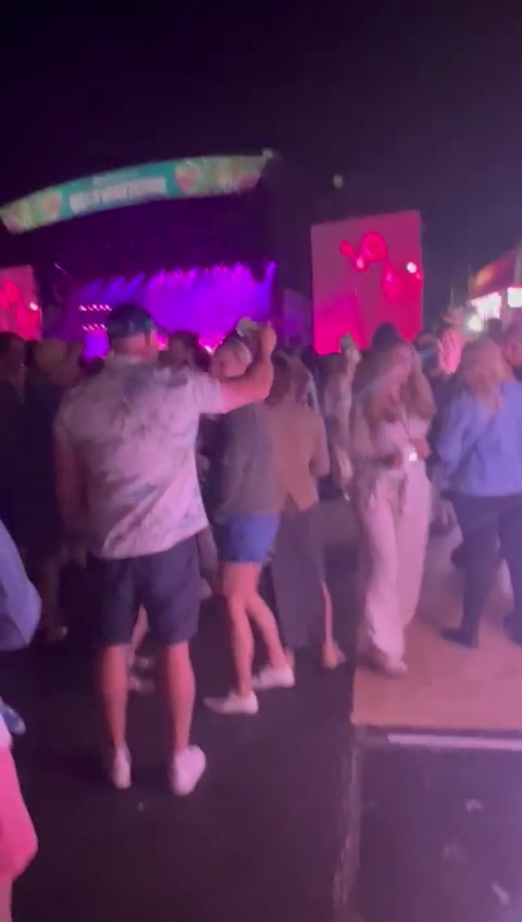 Zara and Mike Tindall enjoy snog at boozy Isle of Wight festival while dancing to Pulp’s Common People