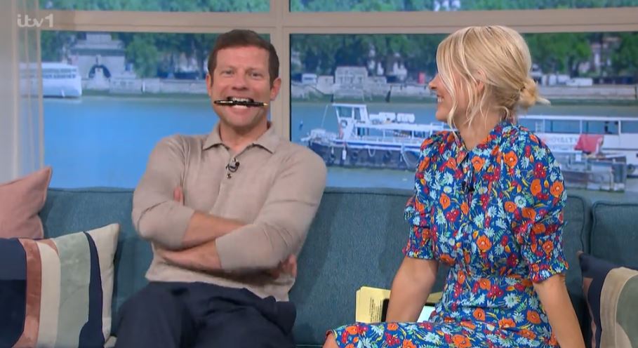 Holly Willoughby and Dermot O’Leary speechless as Gino D’Acampo returns to This Morning with awkward Phillip comment