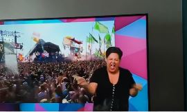 Glastonbury fans praise sign language interpreter after Foo Fighters performance