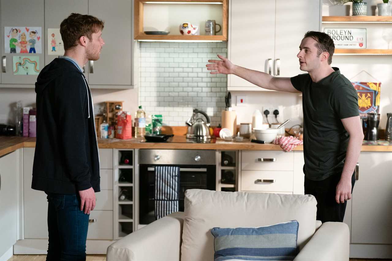 Ben Mitchell struggles to cope with hiding his secret in EastEnders