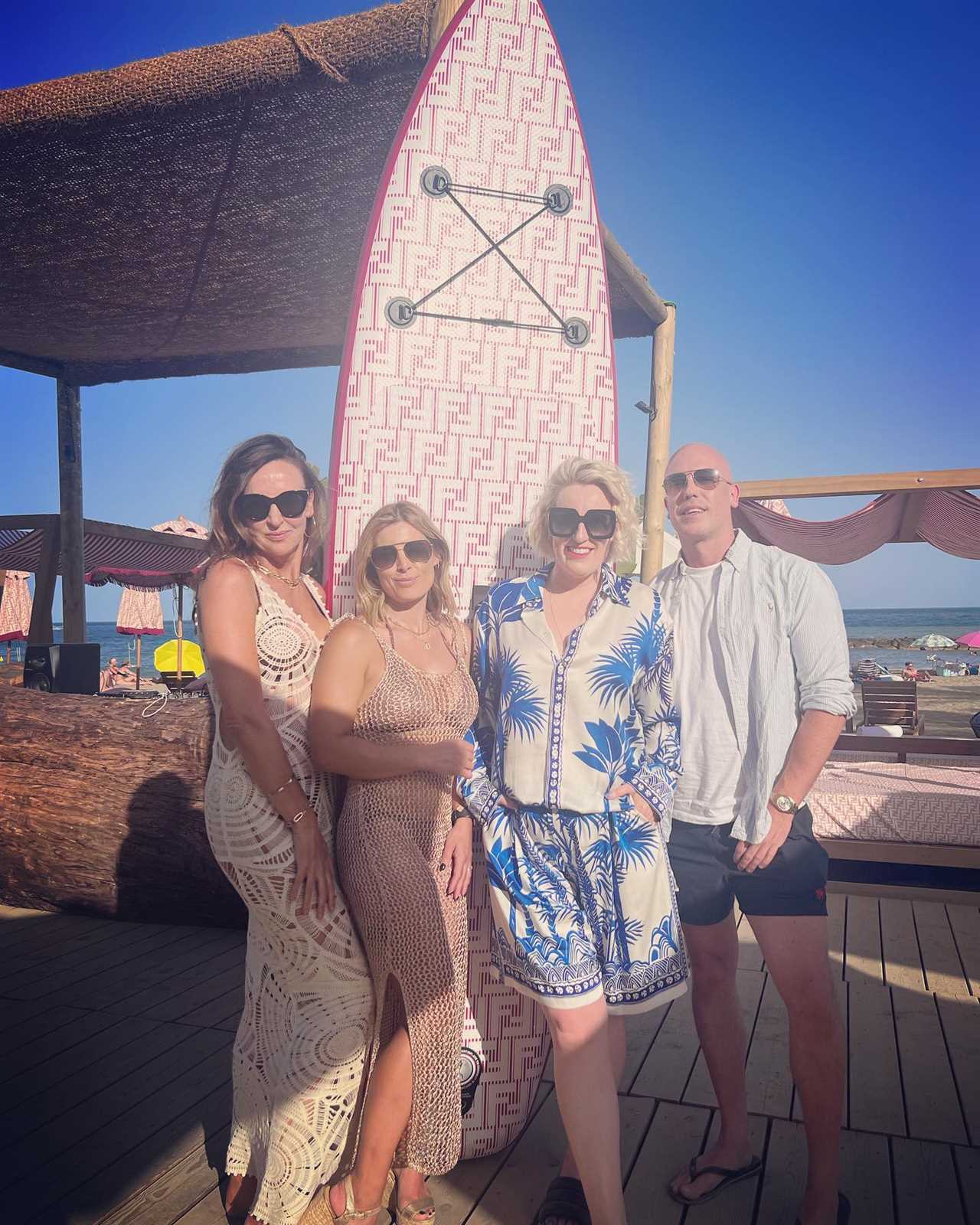 BBC Breakfast’s Sally Nugent looks worlds away from the sofa in see-through beach dress on holiday with Steph McGovern