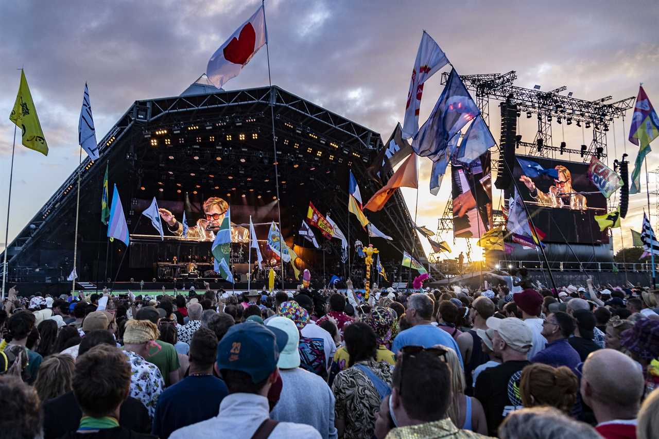 Elton John fans left baffled as Dua Lipa fails to show up to perform her track with him at Glastonbury