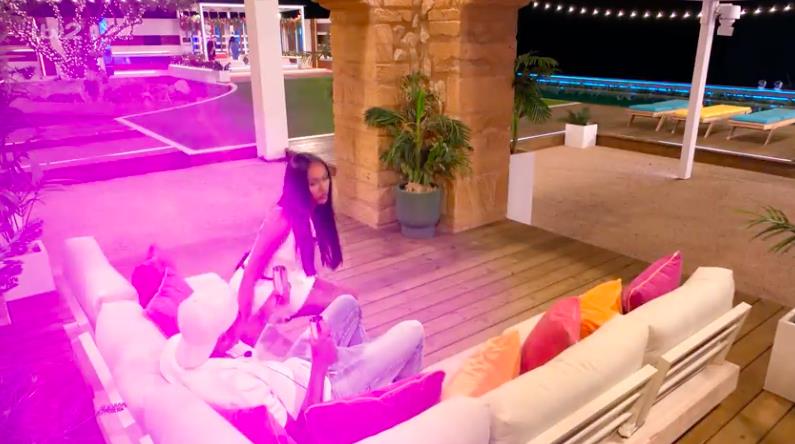 Love Island fans convinced show ‘cut huge scenes’ as they spot islander has changed dresses mid-episode