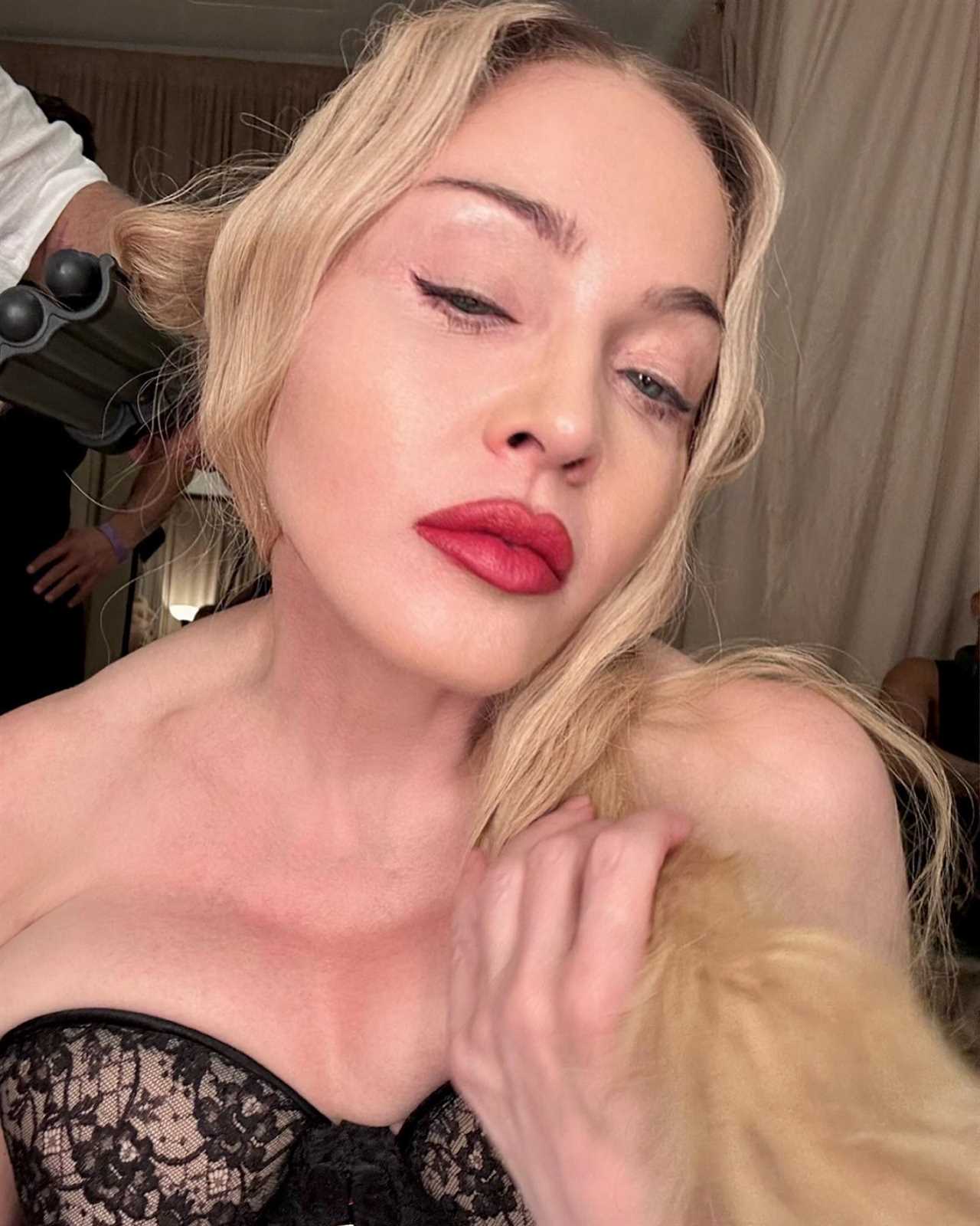 Madonna looked frail and exhausted in last photo taken just days before singer was rushed to hospital