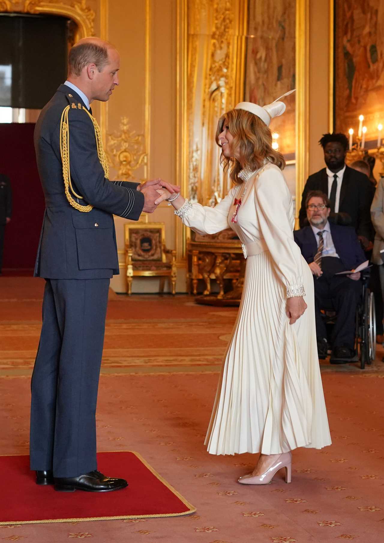 Kate Garraway reveals sick husband Derek Draper ‘burst into tears’ after she was given MBE by Prince William