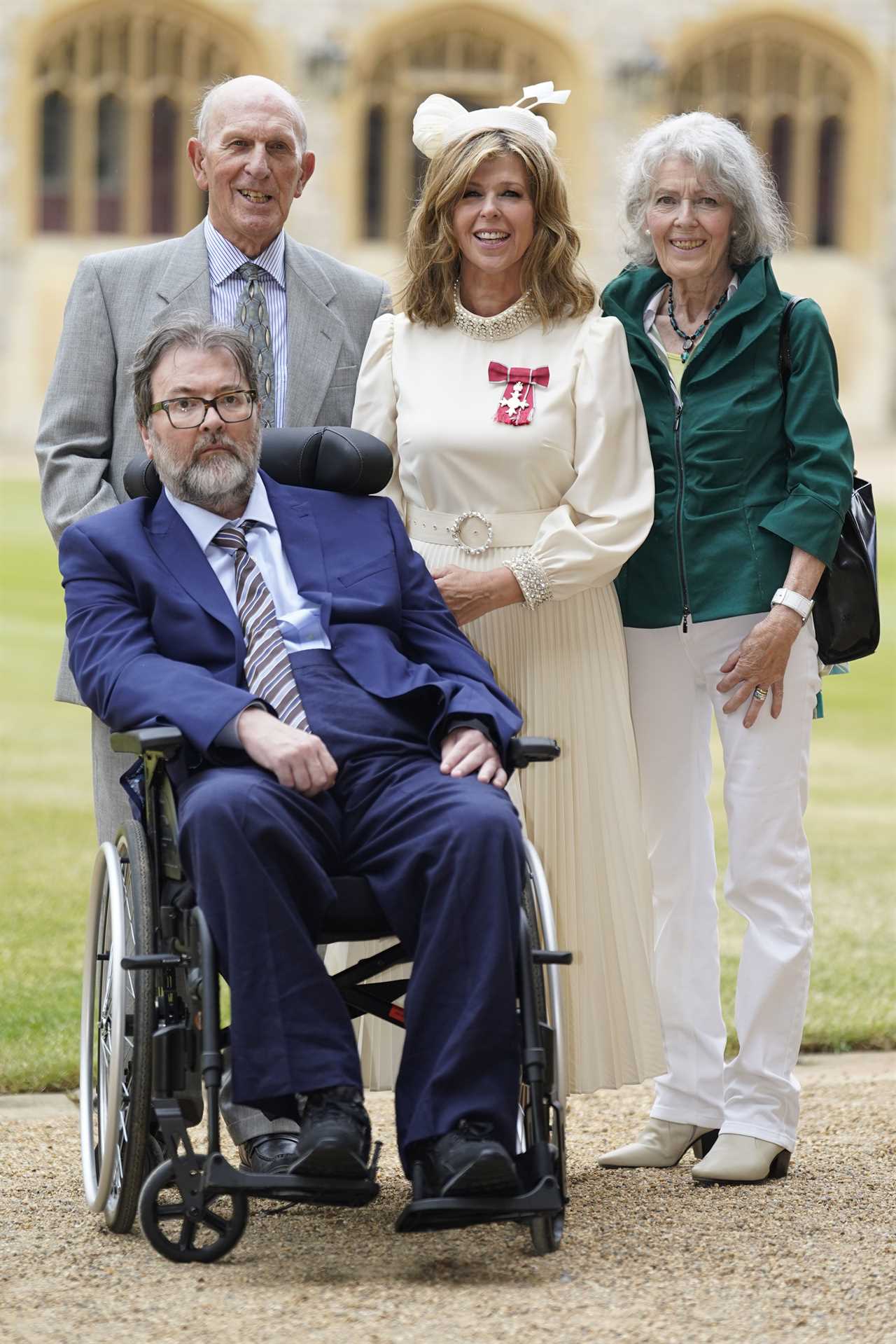 Kate Garraway reveals sick husband Derek Draper ‘burst into tears’ after she was given MBE by Prince William