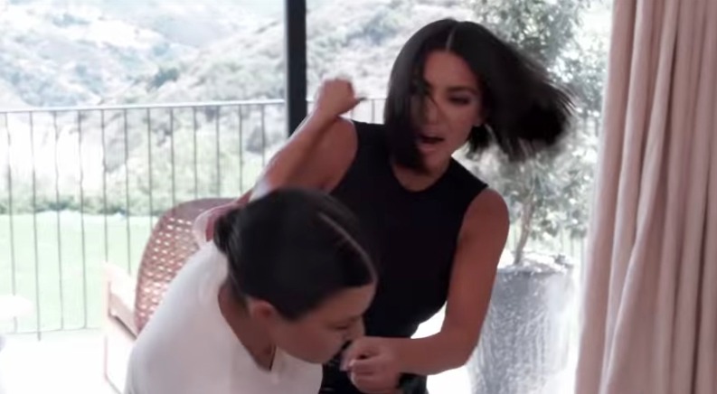 Kourtney Kardashian reveals past secret fight with Kim that turned into a ‘huge’ blowout- but fans slam ‘petty’ feud