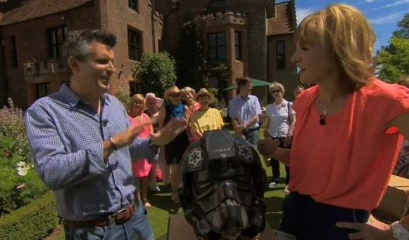 I was on Antiques Roadshow – there’s a crucial part of the show you never see on screens