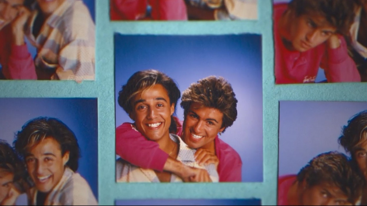 Wham! Andrew Ridgeley and George Michael in Wham! Cr. Courtesy of Netflix © 2023