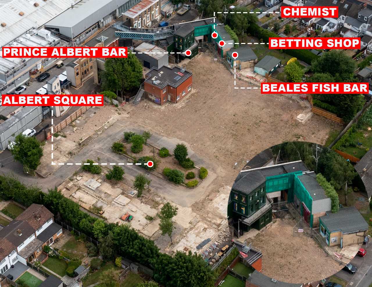 EastEnders’ old set is unrecognisable amid huge demolition job after soap’s big £87m move