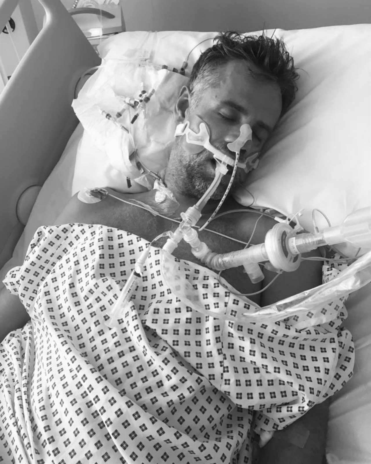 Richard Bacon reveals shocking hospital pic in tribute to the NHS as he thanks them for saving his life