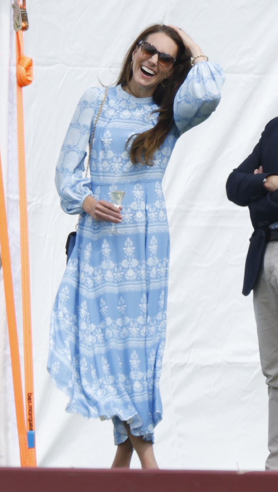 Princess Kate and Prince William look loved up as she cheers him on at charity polo match