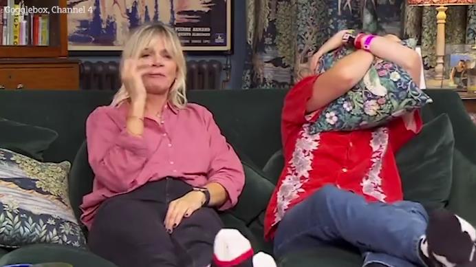 Celebrity Gogglebox’s Zoe Ball mortifies son Woody by revealing the moment she found his used condom