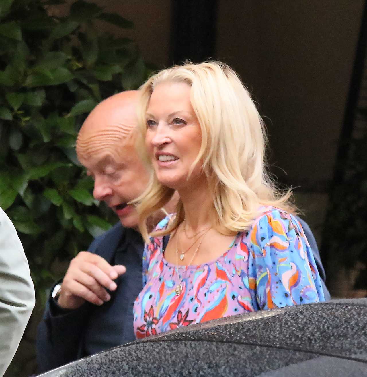 EastEnders legend Gillian Taylforth looks worlds away from Albert Square as she enjoys dinner date with mystery man