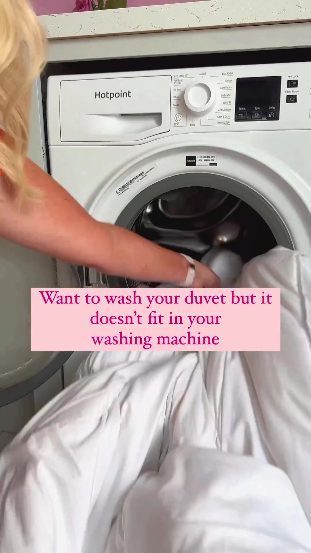 I’m the Queen of Clean and there’s a super easy way to refresh your duvets if they won’t fit in the machine