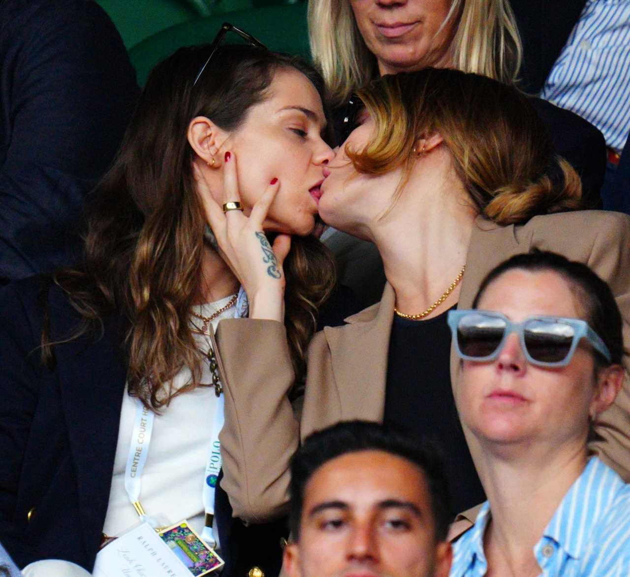 Cara Delevingne kisses her girlfriend at Wimbledon after she hits back over ‘rude’ Silverstone interview