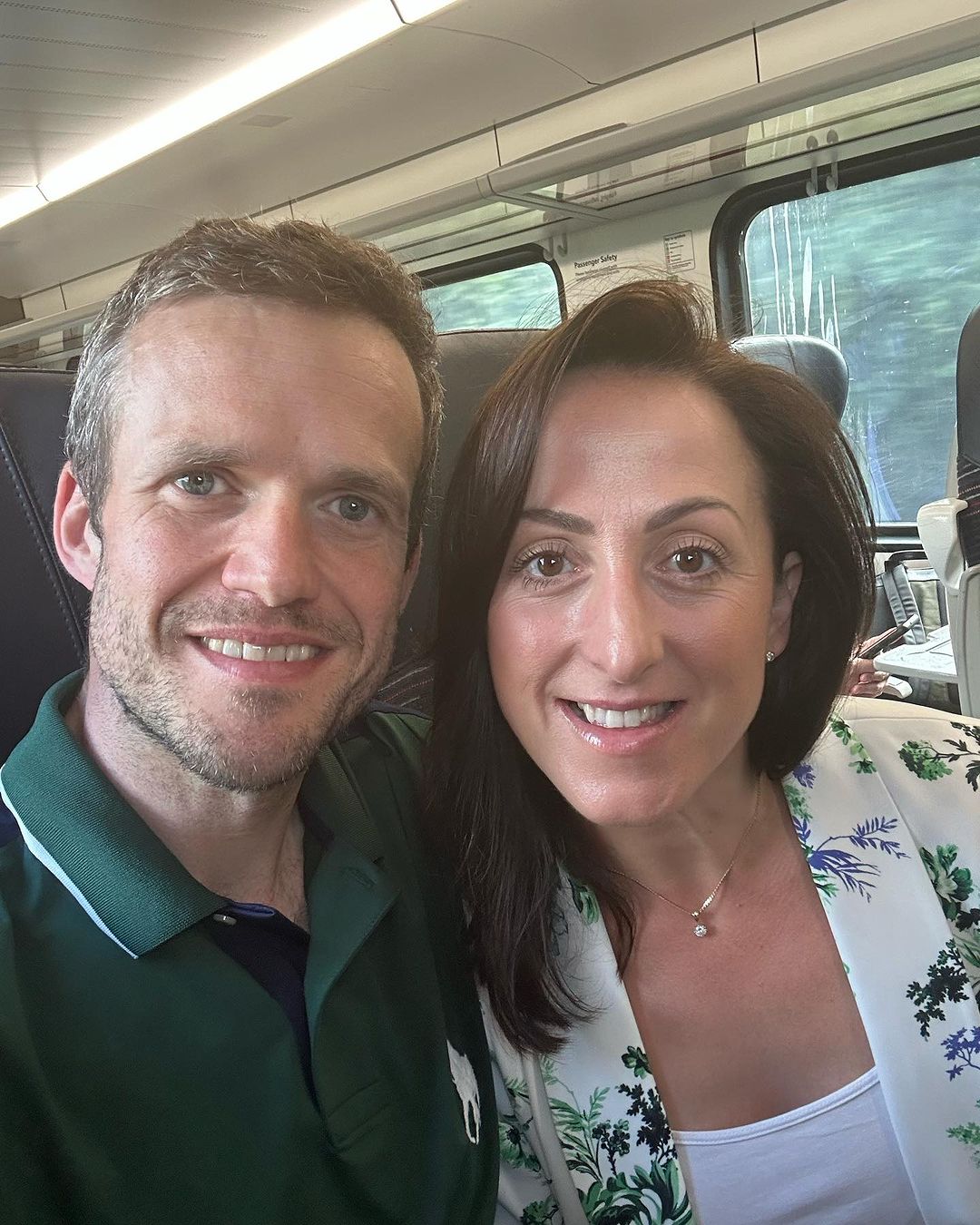 EastEnders’ Natalie Cassidy looks very different to Sonia as she glams up for Wimbledon with rarely-seen fiancé