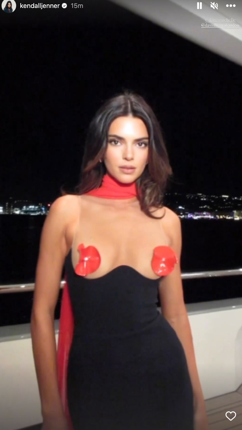 Kendall Jenner shows off underboob in super-short bra top and grey underwear after fans suspect she got plastic surgery