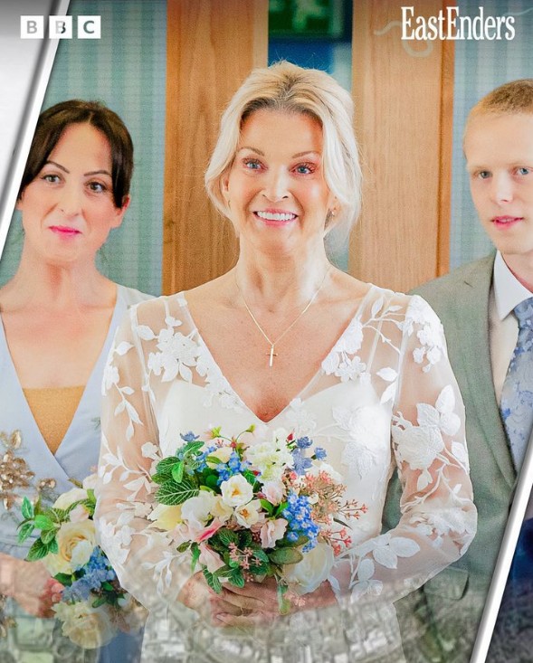 EastEnders shares first look at Kathy and Rocky’s wedding – and fans are all saying the same thing