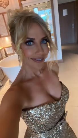 A Place in the Sun’s Laura Hamilton stuns in glittering dress as she shares behind-the-scenes of brand new dating show