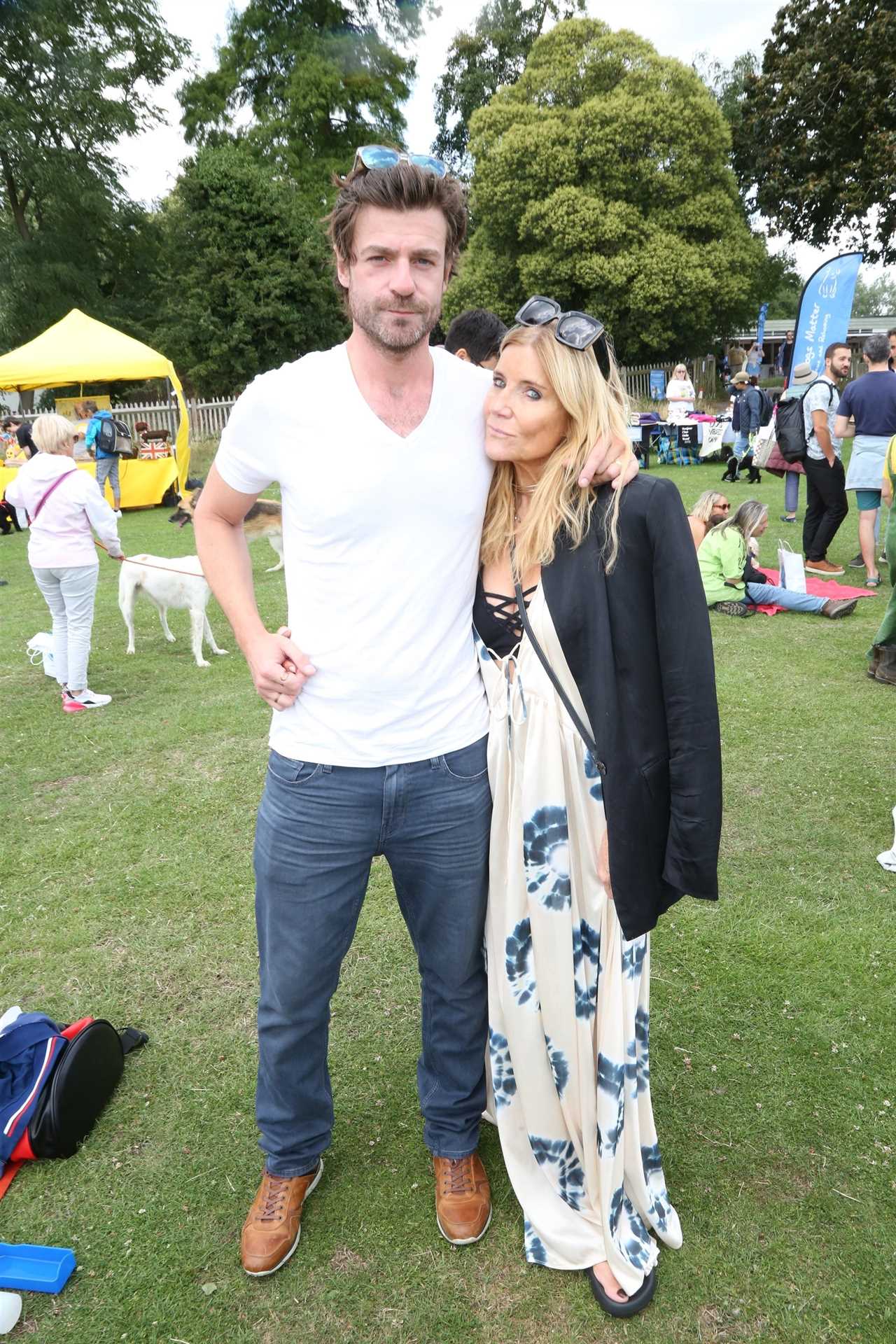 EastEnders’ Michelle Collins looked incredible as she enjoyed the sun at a dog show