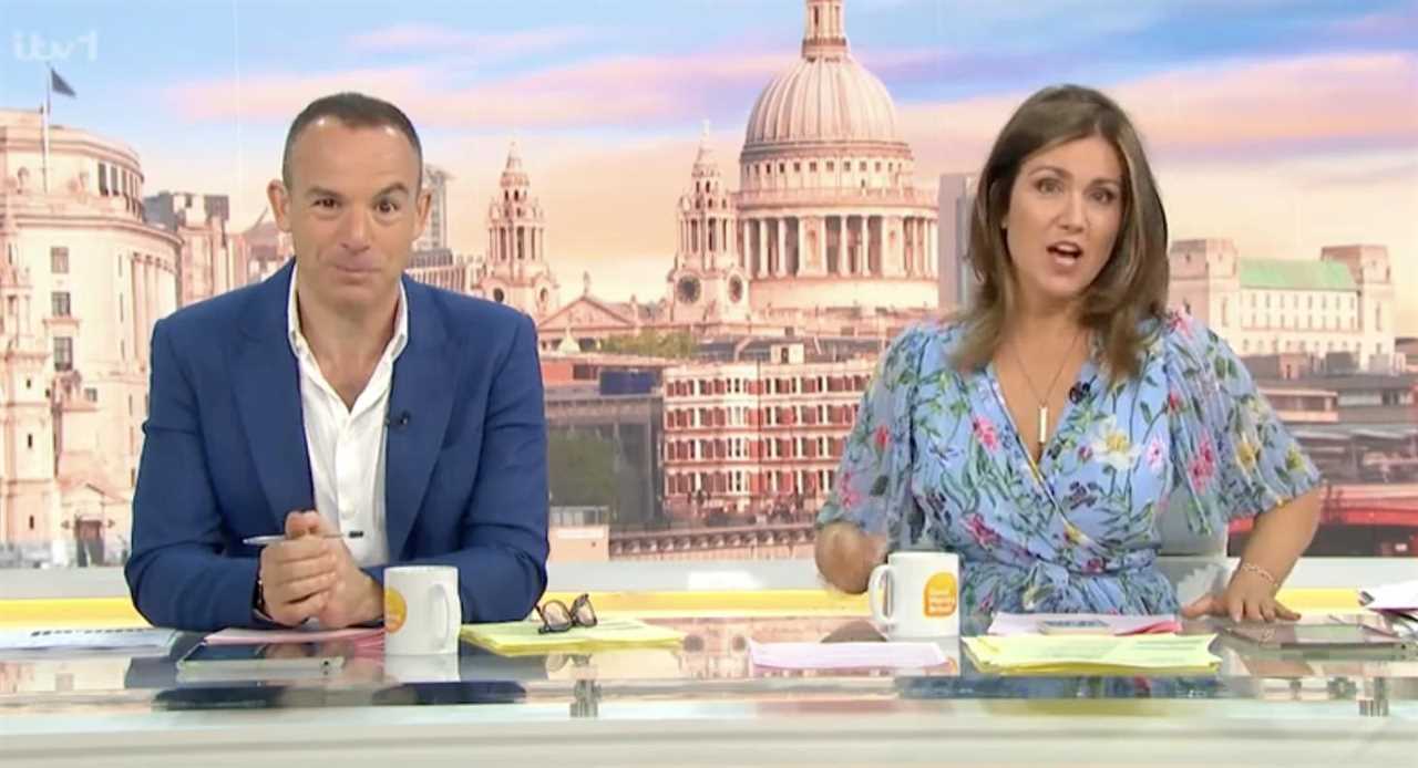 Good Morning Britain’s Martin Lewis caught in live on-air blunder as Susanna Reid is forced to take over show