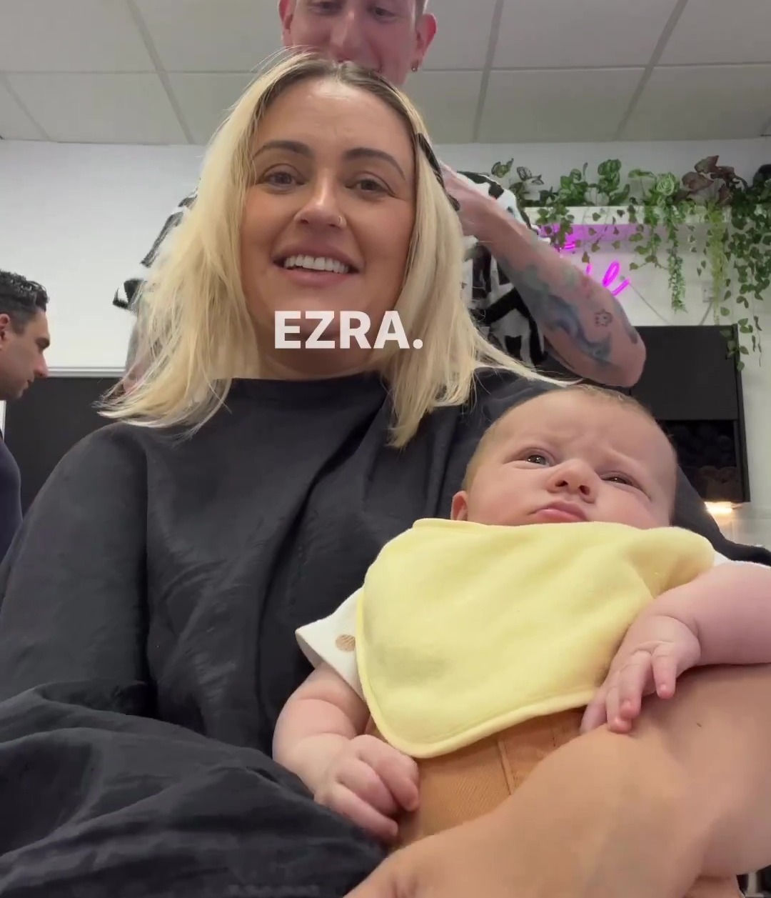 Gogglebox star Ellie Warner reveals incredible hair transformation as she takes her baby to the salon