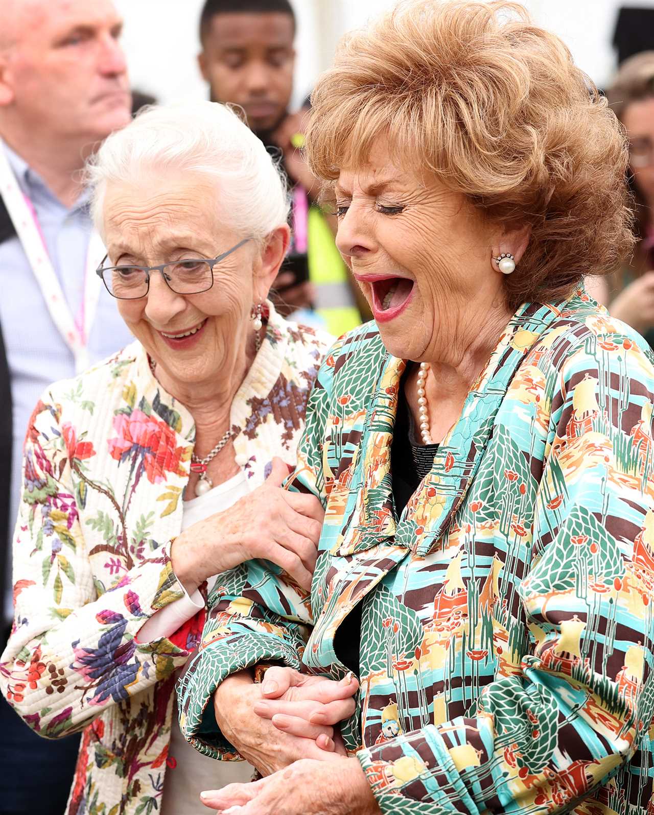 Coronation Street fans go wild as Rita and Mavis reunite in ‘iconic’ video of Barbara Knox and Thelma Barlow