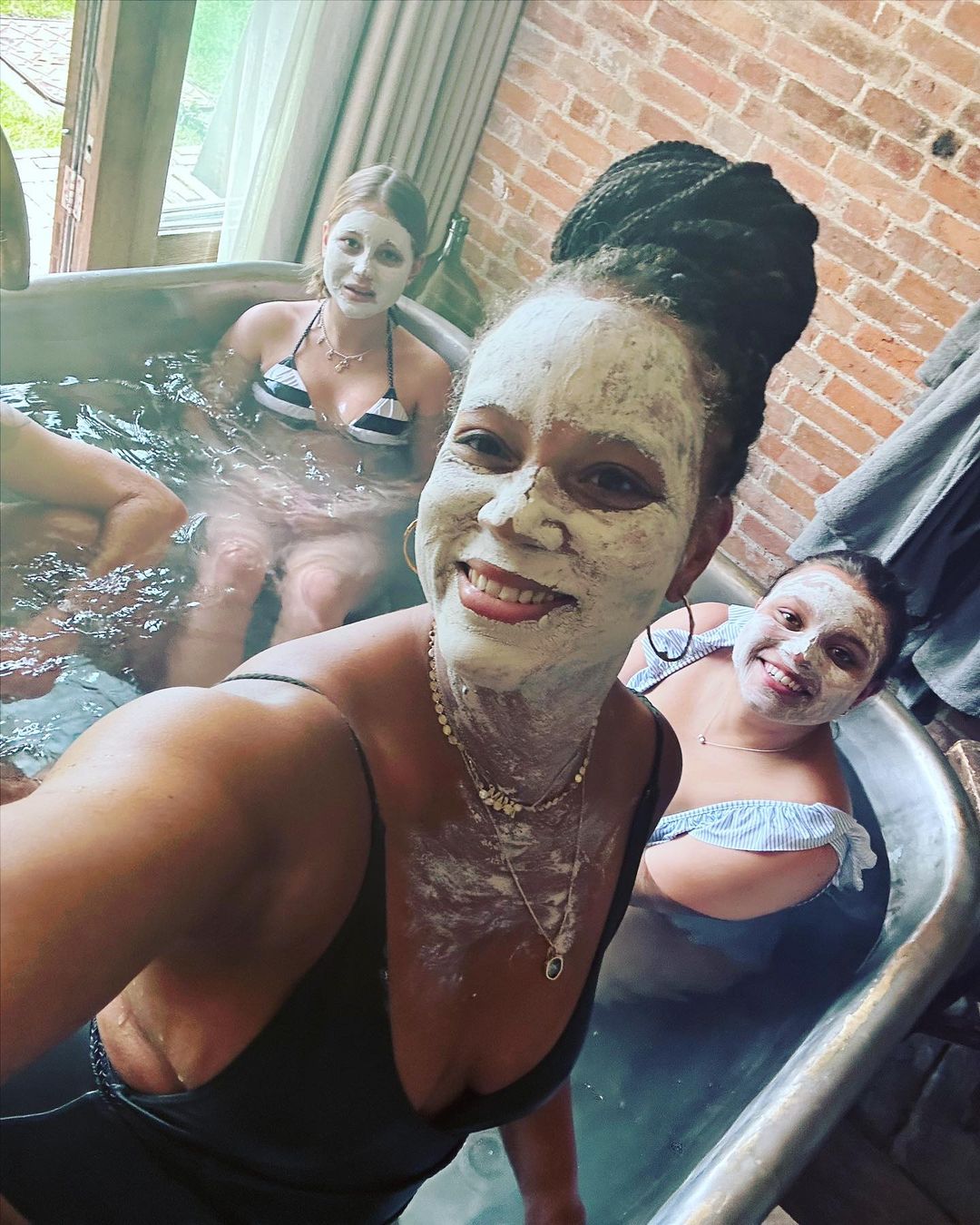 Inside Corrie & Waterloo Road icon Angela Griffin’s birthday celebrations at £600 a night retreat with rarely-seen kids