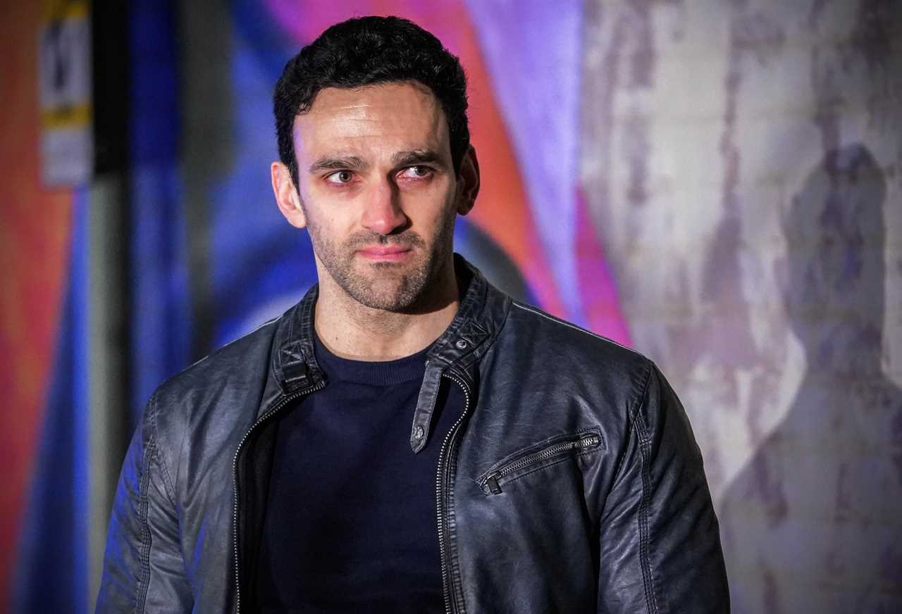 EastEnders star Davood Ghadami looks worlds away from Albert Square as he shows off ripped body and new beard