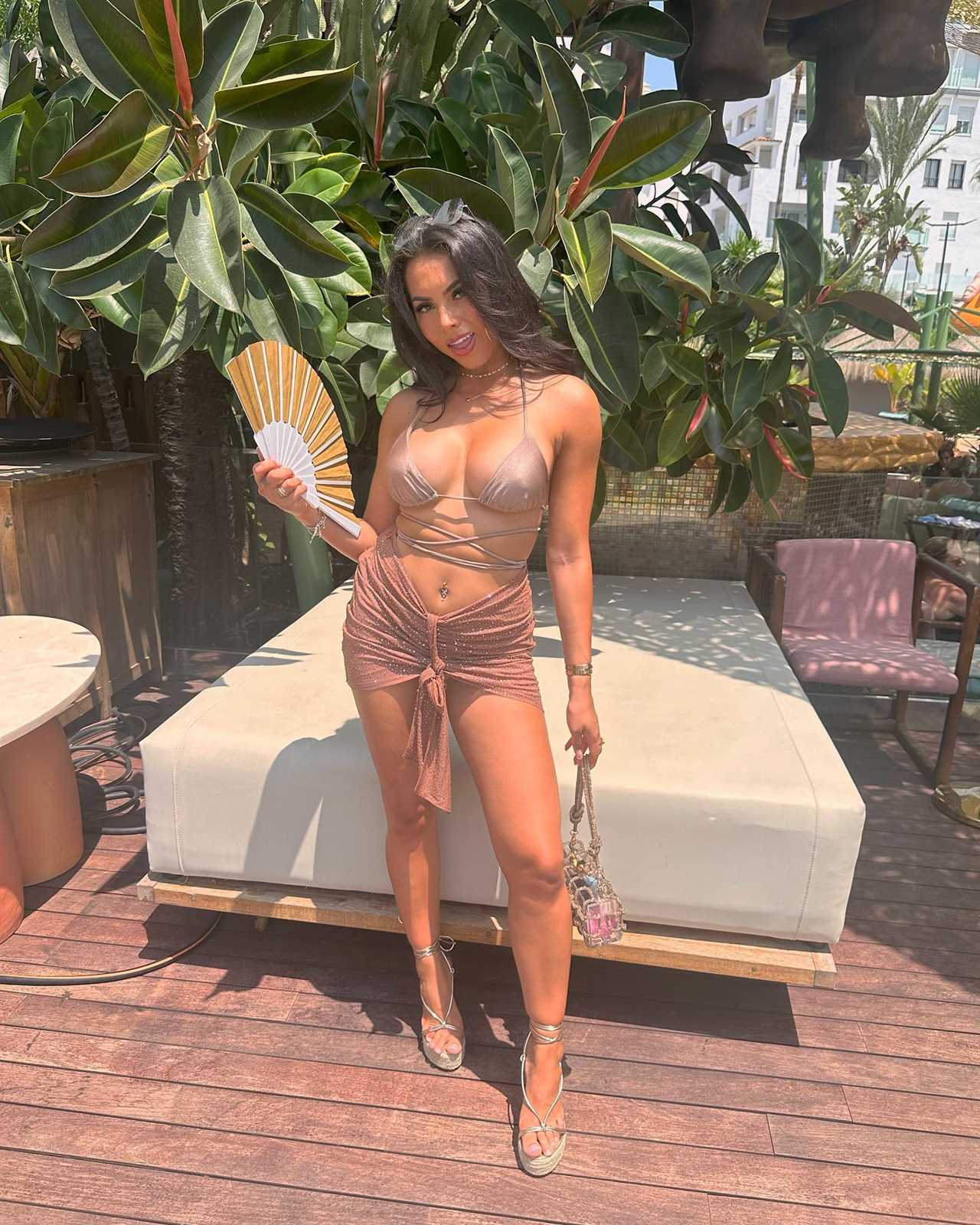 Love Island legends Paige Thorne and Danica Taylor stun in bikinis as they declare it a ‘hot girl summer’