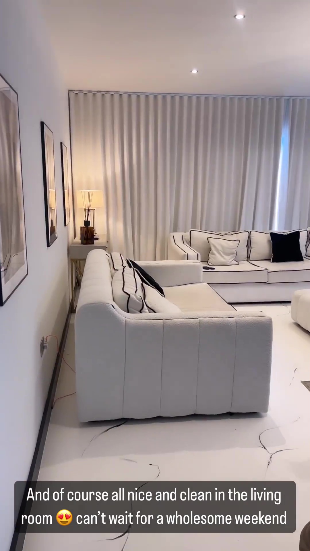 Geordie Shore’s Chloe Ferry shows off her huge living room in her £1m mansion