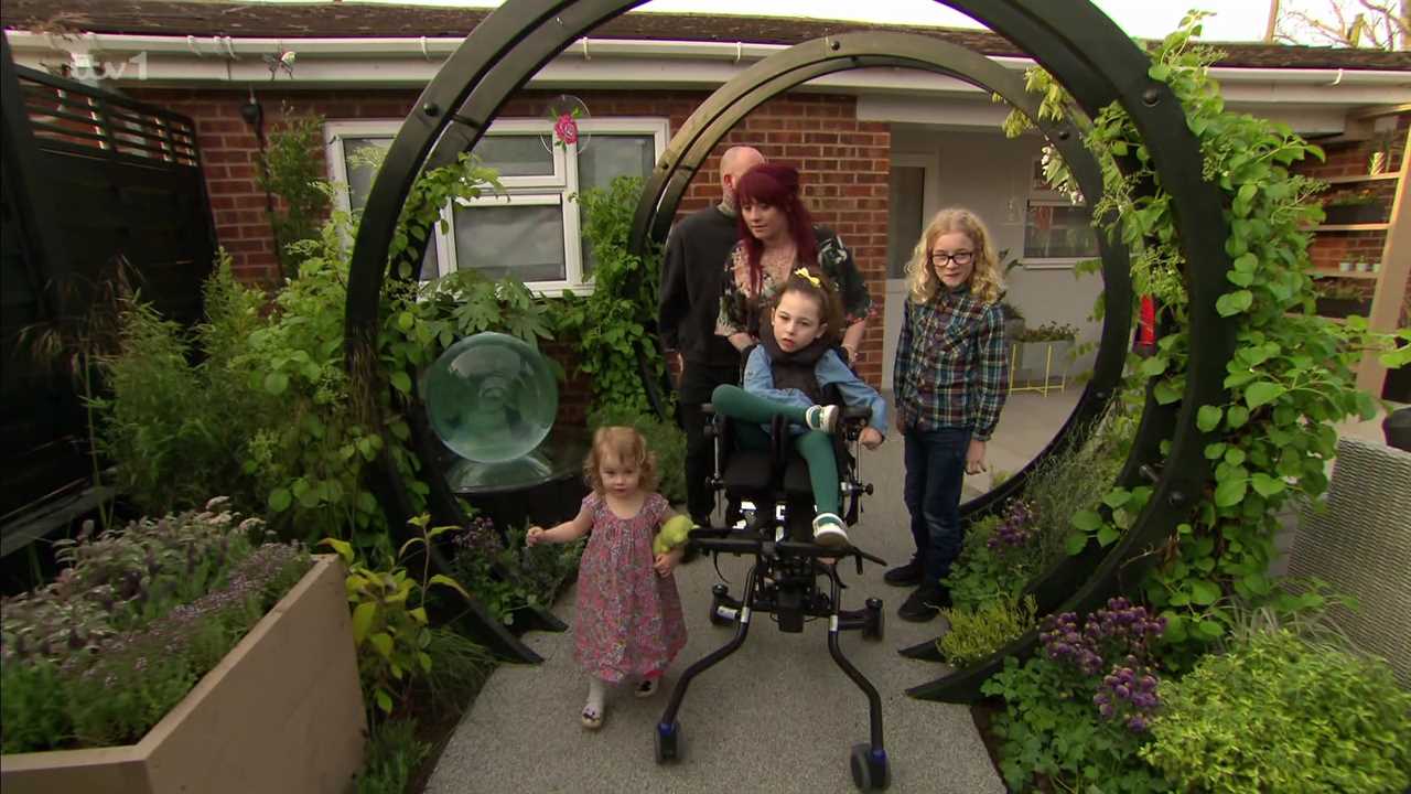 Love Your Garden viewers in tears as Alan Titchmarsh transforms family’s backyard into ‘paradise’ for disabled daughter