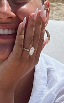 Molly-Mae Hague ‘reveals’ she’ll change her name when she marries fiance Tommy Fury as she flashes huge engagement ring