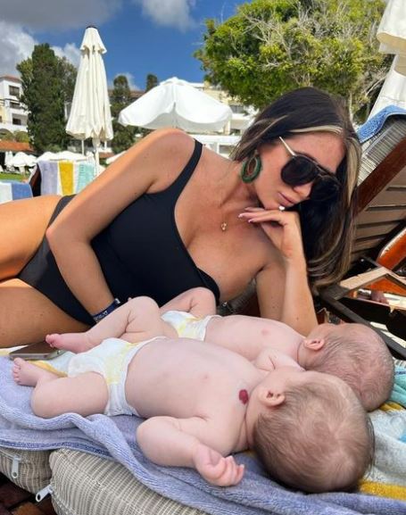 Furious Amy Childs hits back at cruel mum shamers who call her ‘an awful parent’ over holiday snaps