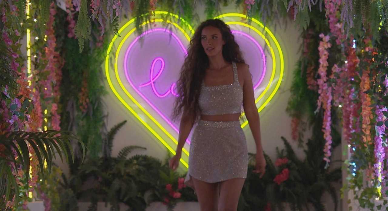 Love Island spoiler: Maya Jama sparkles in crop top and miniskirt as she returns to villa for final dumping