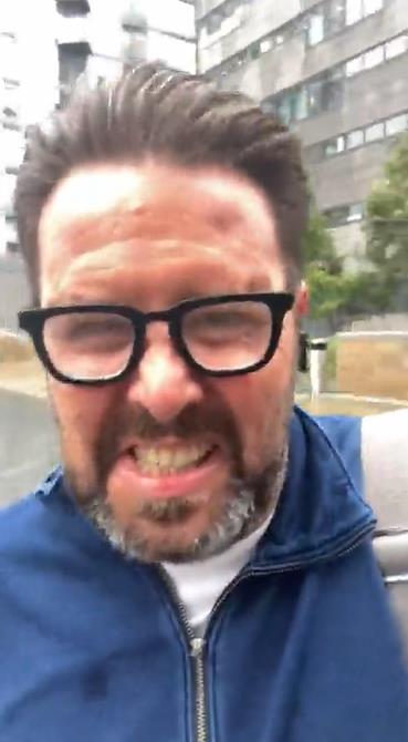 BBC Breakfast’s Jon Kay leaves fans stunned as he grimaces in rare ‘miserable’ video outside studio