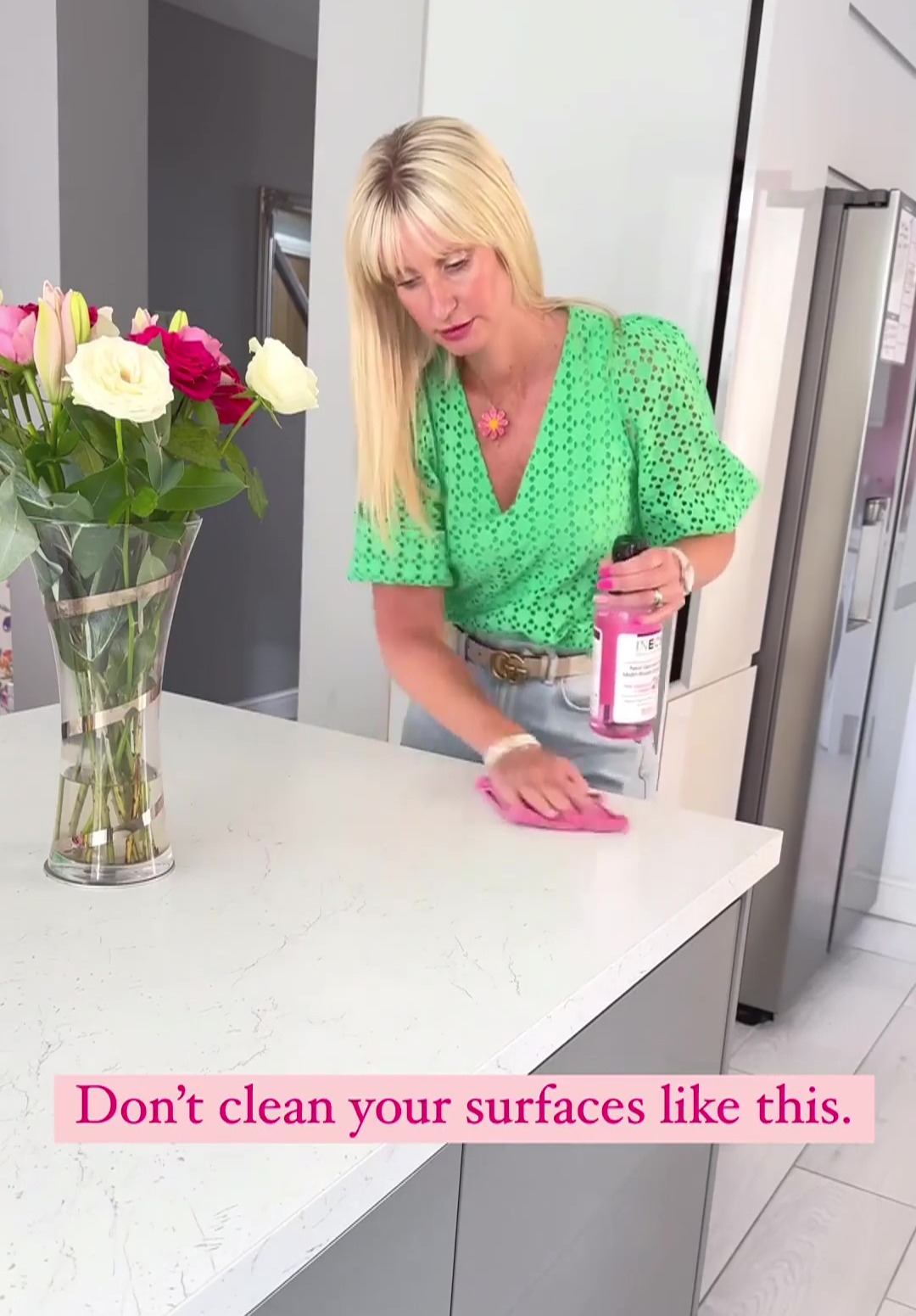 I’m the Queen of Clean and you’ve been wiping down your surfaces all wrong and it means they’re still filthy