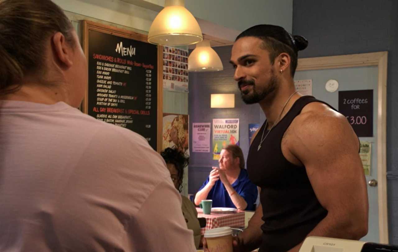 EastEnders’ Ravi leaves fans drooling as he’s hailed ‘best-looking soap actor’ after showing off muscles