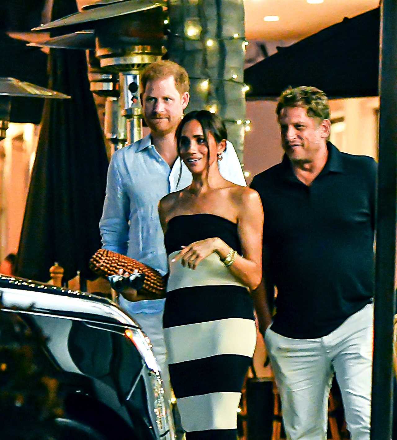 Meghan Markle beams at birthday dinner with Prince Harry after Royals publicly ignore her big day