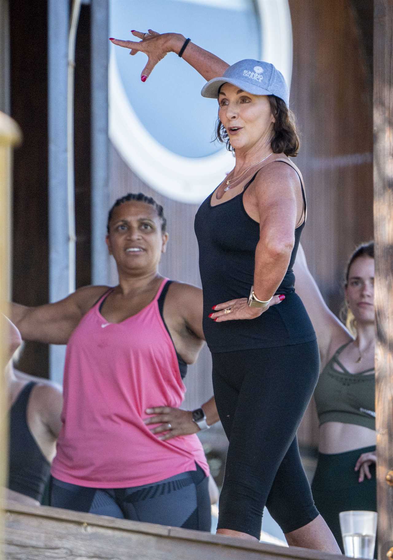 Strictly Come Dancing’s Shirley Ballas strikes pose as she leads class at retreat without toyboy