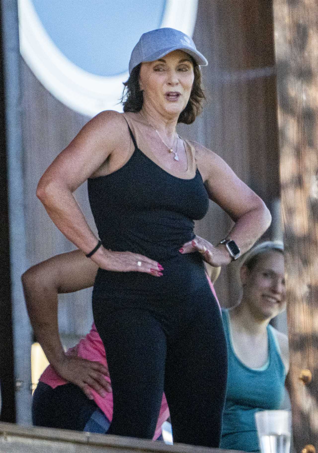 Strictly Come Dancing’s Shirley Ballas strikes pose as she leads class at retreat without toyboy