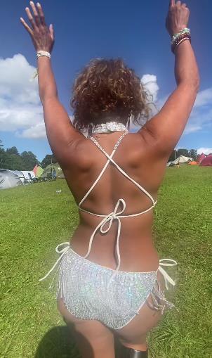 Loose Women’s Saira Khan hits back at cruel troll as she shakes her bum in tiny bodysuit at festival